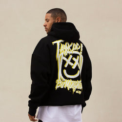 Tayroc Yellow Face Hoodie Black